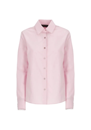 Fabiana Filippi long-sleeved poplin shirt - Pink
