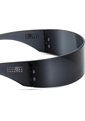 MM6 Maison Margiela IFZ oversized-frame sunglasses - Black
