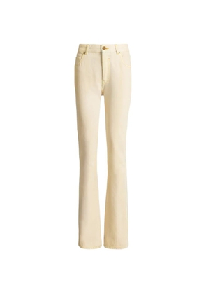 Balmain high-waisted faded denim jeans - Neutrals
