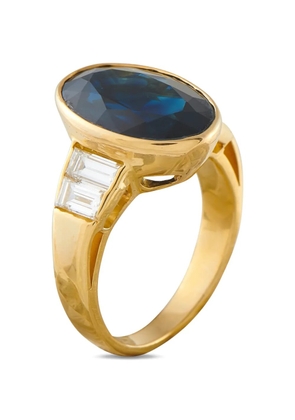 LB Exclusive sapphire and diamond ring - Gold