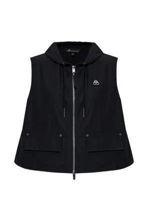 Moose Knuckles Elevate hooded zip-fastening gilet - Black