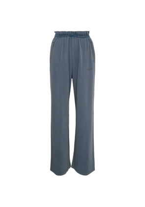 We11done logo-embroidery track pants - Blue