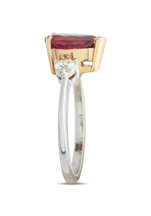 LB Exclusive ruby and diamond ring - Silver