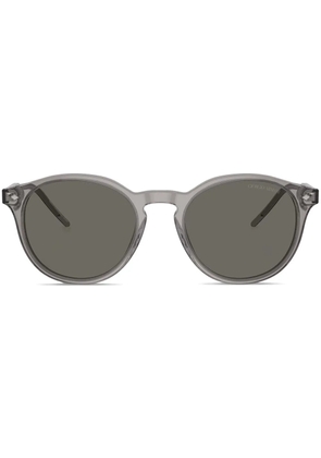 Giorgio Armani round-frame sunglasses - Grey