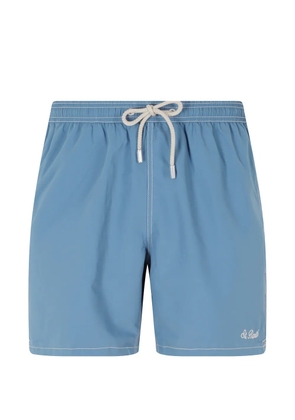 MC2 Saint Barth Patmos contrast-stitch swim shorts - Blue