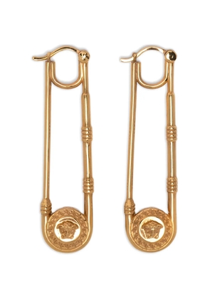 Versace Pre-Owned Safety-Pin Medusa earrings - Gold
