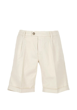 Re-Hash pleated turn-up shorts - Neutrals