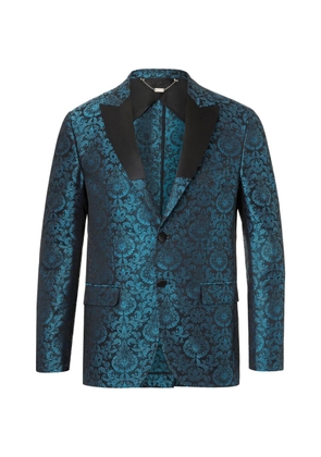 Billionaire Cesar damask-patterned blazer - Blue