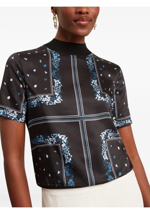 Ted Baker Almaaz floral-print T-shirt - Black