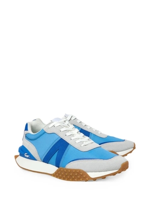 Lacoste L-Spin Deluxe panelled lace-up leather sneakers - Blue