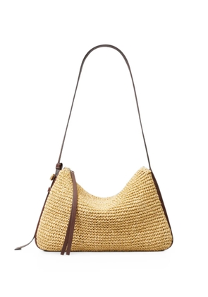 Tory Burch Romy woven shoulder bag - Neutrals