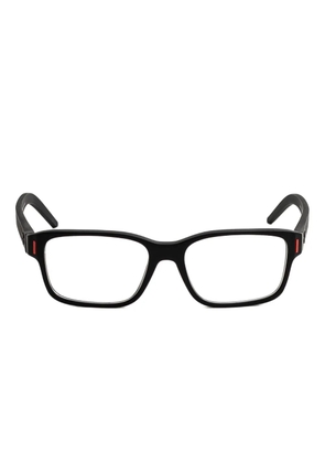 TAG Heuer rectangle-frame glasses - Black