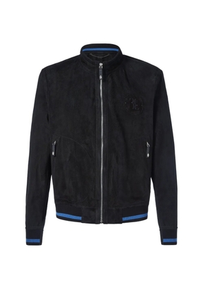 Billionaire Members Only perforated bomber jacket - Blue