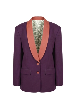 DSQUARED2 single-breasted long-sleeve blazer - Purple