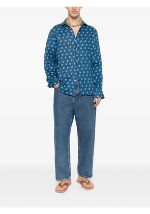 MC2 Saint Barth floral-print buttoned shirt - Blue