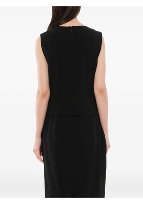 Givenchy wrap-effect shift midi dress - Black
