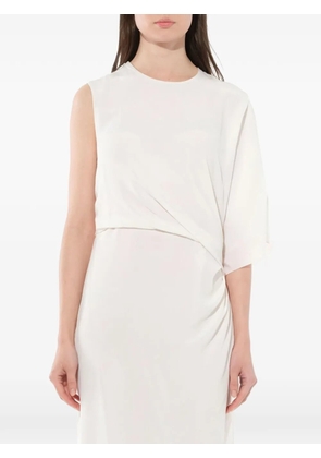 Givenchy draped off-shoulder dress - White
