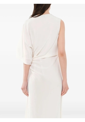 Givenchy draped off-shoulder dress - White