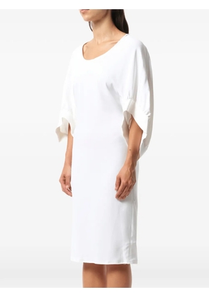 Givenchy batwing sleeves midi dress - White