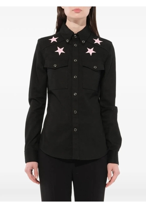 Givenchy star-embroidered shirt - Black