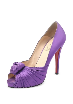 Christian Louboutin Pre-Owned Greissimo knotted pumps - Purple