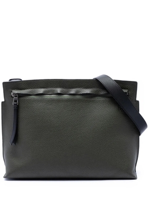 Loewe Pre-Owned 2017 Leather Anagram T Pouch crossbody bag - Green