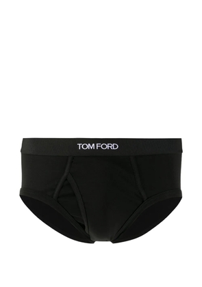 TOM FORD logo-waistband briefs - Black