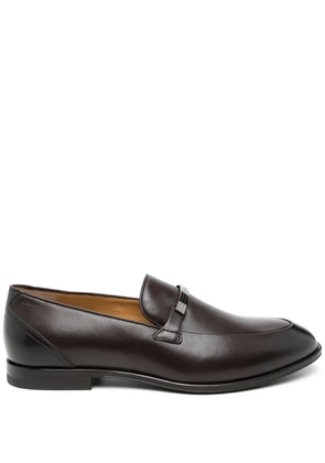 Bally Westminster leather loafers - Brown