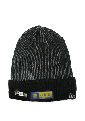 NEW ERA CAP Golden State Warriors striped beanie hat - Black