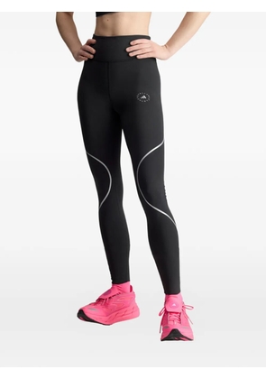 adidas by Stella McCartney reflective-detail trousers - Black