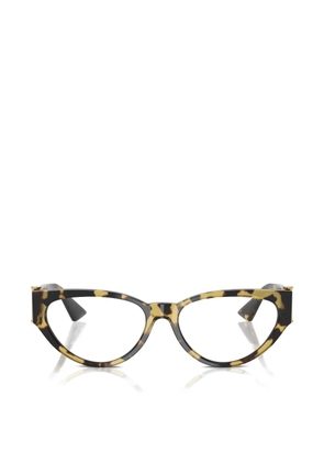 Versace tortoiseshell-effect cat-eye glasses - Neutrals
