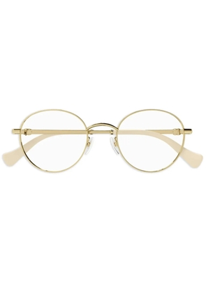 Gucci Eyewear round-frame glasses - Gold