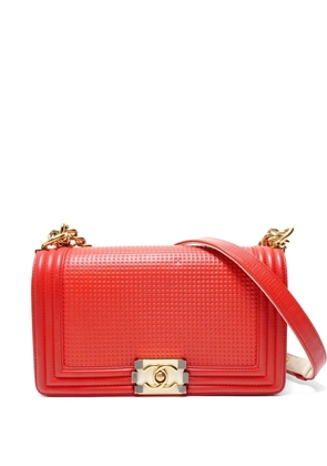 CHANEL Pre-Owned 2012-2013 Boy Flap shoulder bag - Red