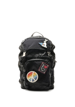 Prada Pre-Owned 2017-2019 Customizable Patch backpack - Black