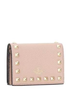 Valentino Garavani small Rockstud leather wallet - Pink