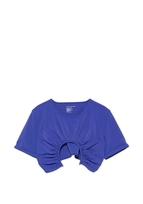 Christopher Esber U-prong short-sleeve top - Blue