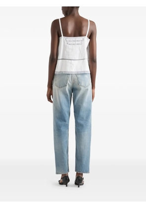 Prada linen top - White
