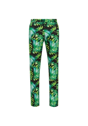 Billionaire FS Palms printed slim-fit trousers - Green