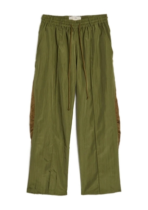 Song For The Mute drawstring relaxed trousers - Green