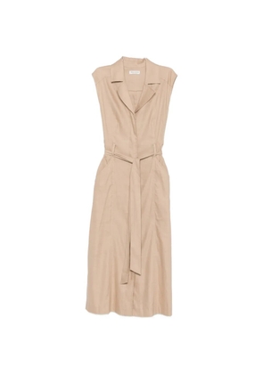 Marc O'Polo belted sleeveless dress - Neutrals
