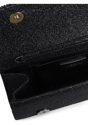 TWENTY FOURHAITCH French 75 crystal-embellished clutch bag - Black