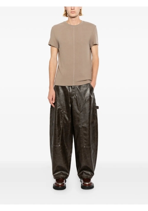 TEAM WANG design Reset T-shirt - Brown