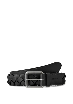 Mulberry Heritage braided leather belt - Black