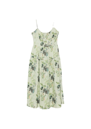 DÔEN Benoit floral-print midi dress - Green