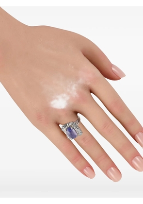 LB Exclusive sapphire and diamond ring - Silver