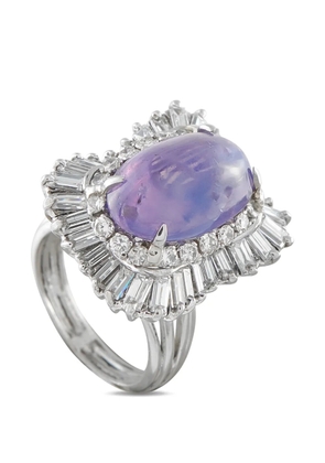LB Exclusive sapphire and diamond ring - Silver