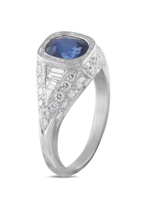 LB Exclusive sapphire and diamond ring - Silver