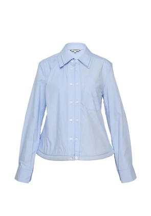 Melitta Baumeister double-breasted long sleeve shirt - Blue