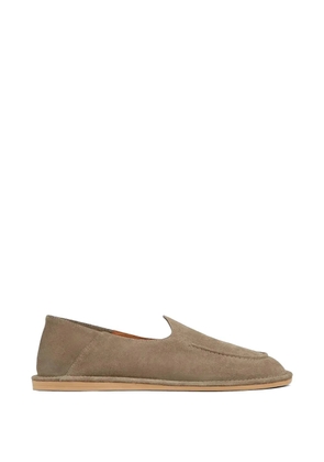 NAKED WOLFE Reef suede slip-on loafers - Grey
