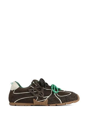 NAKED WOLFE Ace panelled sneakers - Brown